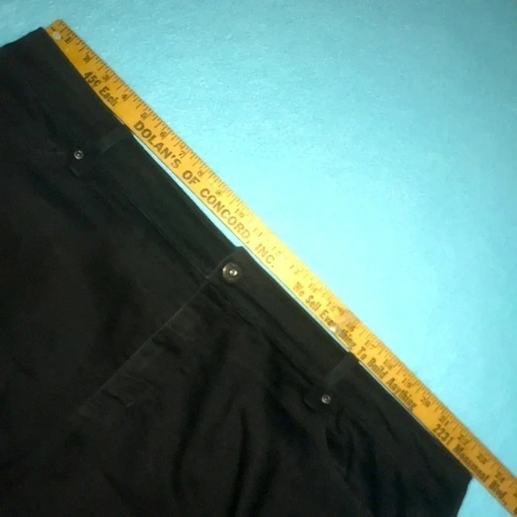 ST. JOHN’S BAY straight leg black mid-rise stretchy jeans NEW Condition size 24W - Picture 7 of 8